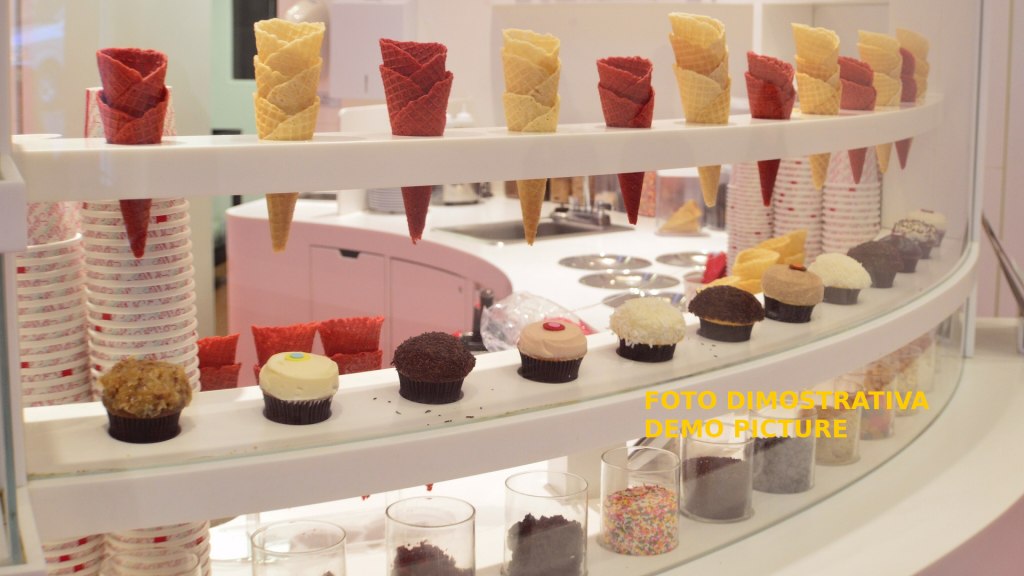 Ice cream sales parlour equipment