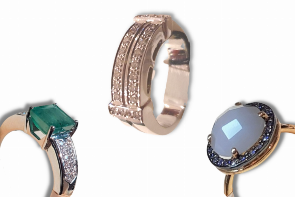 Anillos de oro Con diamantes y piedras preciosas - Juzgado de lo Mercantil n.1 de A Coruña