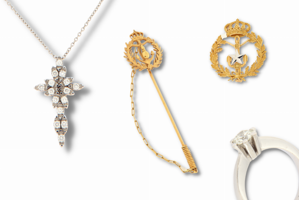 Joyas religiosas: medallas, cruces y alianzas de oro - Juzgado n. 1 de A Coruña