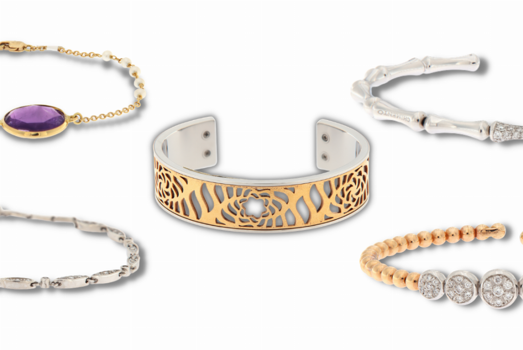 Pulseras de oro con diamantes, perlas y piedras preciosas - Juzgado n. 1 de A Coruña - Venta 4