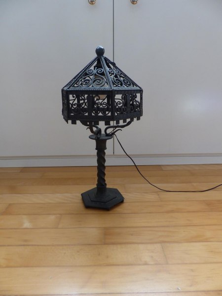 Paintings and Wrought Iron Lamp - Private Sale - Sale 3