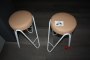 N. 2 Midj Leather Stools 1