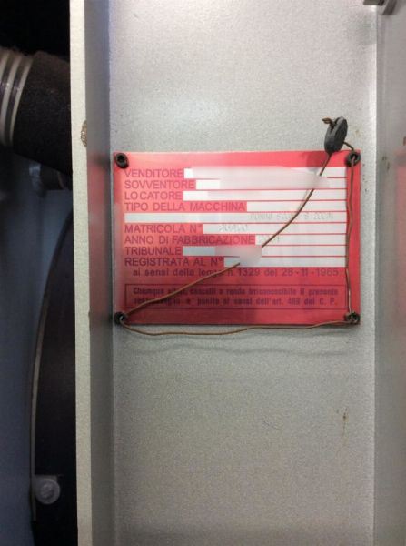 Trockenreinigungsmaschine Donini -
Private Liquidation - Verkauf 9