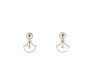 Damiani - 18 Carats Or Blanc - Boucles d'oreilles Avec Diamants 1