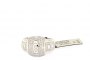 18 Carat White gold - Ring 0.14 ct Brilliant - 0.75 ct Diamonds x80 - 0.96 ct Diamonds x 12 1