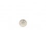 18 Carati Oro Bianco - Orecchini a Rosetta 0,70 ct Diamanti 2