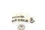 18 Carati Oro Bianco - Orecchini a Rosetta 0,70 ct Diamanti 5