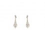 18 Quilates Oro Blanco - Pendientes con Diamantes 1