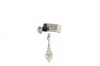 18 Quilates Oro Blanco - Pendientes con Diamantes 3