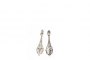 18 Quilates Oro Blanco - Pendientes con Diamantes 4