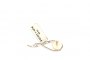 18 Quilates Oro Blanco - Colgante con Perlas Austriacas y Diamantes 1