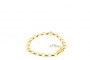 18 Carat Yellow Gold - Bracelet with Brilliant 2