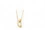 18 Quilates Oro Amarillo y Blanco - Cadena con Colgante con 20 Diamantes de 0.04 ct 5