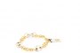 18 Quilates Oro Amarillo y Blanco - Pulsera 2