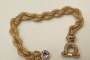 18K Gold Rope Necklace and Bracelet 3