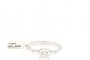 Anillo de Oro Blanco 18 Quilates - Diamante 0,90 ct - Diamantes 0,15 ct 2