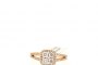 18 Carat Rose Gold Ring - Diamonds 1.01 ct 3