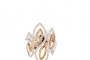 Anillo de Oro Blanco y Oro Rosa 18 Quilates - Diamantes 0,82 ct 3