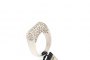 Bague Or Blanc 18 Carats - Diamants 3