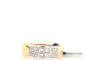 Bague Or Jaune 18 Carats - Diamants 3