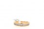 Bague Or Rose 18 Carats - Diamants 0,22 ct 3