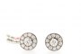 Boucles d'Oreilles Or Blanc 18 Carats - Diamants 0.90 ct et 0.76 ct 1