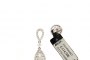 Boucles d'Oreilles Or Blanc 18 Carats - Diamants 1.74 ct 1