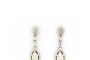 Boucles d'Oreilles Or Blanc 18 Carats - Diamants 1.74 ct 2