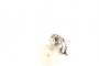 18 Carat White Gold Earrings - Diamonds 0,67 ct - Australian Pearl 2