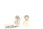 Pendientes Oro Blanco 18 Quilates - Diamantes 0,67 ct - Perla de Australia 3