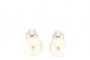 Pendientes Oro Blanco 18 Quilates - Diamantes 0.50 ct - Perla de Australia 2