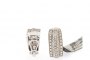 Boucles d'Oreilles Or Blanc 18 Carats - Diamants 0.91 ct 4