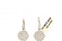 Boucles d'Oreilles Or Blanc 18 Carats - Diamants. 1,09 ct 1