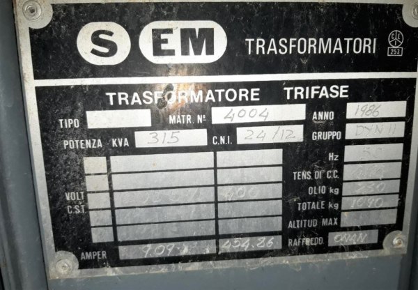 Enel Cabin and Overhead Crane - Mob. Ex. n. 35/2021 - Cassino Law Court - Sale 2