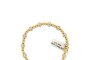 18 Carats Bracelet Or Blanc et Or Jaune - Diamants 1