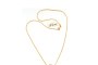 Yellow Gold Chain Necklace with Pendant - Yellow Gold - Diamonds - Emerald - Australian Pearl 1