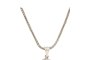 Collar Platino con Colgante - Coral - Diamantes 2