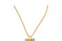 Ciondolo Oro Bianco e Oro Giallo - Diamanti 0,27 ct 2