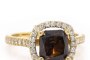 14K Yellow Gold Ring with Diamond 1