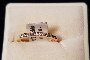 18 Carat Yellow Gold Ring - Diamonds 0.14 ct 1