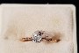 Anell Or Rosa 18 Quilates - Diamants 0,05 ct 1