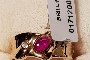 18 Carat Yellow Gold Ring - Diamonds - Ruby 1