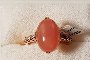 Anell Or Rosa 18 Quilates - 0,09 ct Diamants - Pedra lluna 1