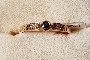 Anillo Oro Amarillo 18 Quilates - Diamantes - Zafiro 1