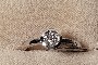 Bague en Or Blanc 18 Carats - Diamants 0,25 ct 1