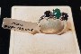 18 Carat White Gold Ring - Emerald - Sapphires 2