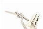 Broche Or Blanc 18 Carats - Perle - Diamants 1