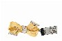 Broche de Oro Amarillo 18 Quilates - Diamantes 0,35 ct 2