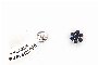 White Gold Earrings 18 Carat - Blue Sapphires 0.28 ct - 0.91 ct 2