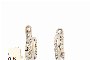 White Gold Hoop 18 Carat - Diamonds 1